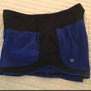 lululemon mind over miles shorts
